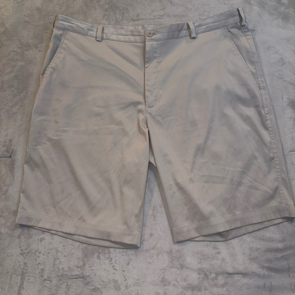 Nike Golf Dri-FIT Mens Gray Flat Front Performance Golf Shorts Size 40
